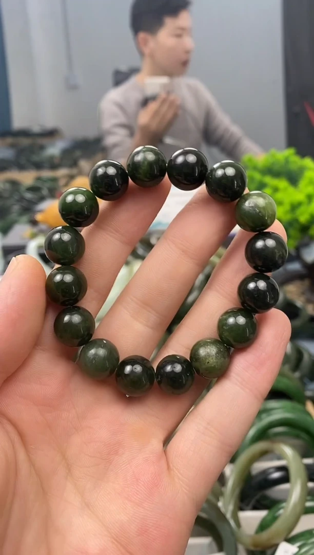 未镶嵌手镯和田玉12mm