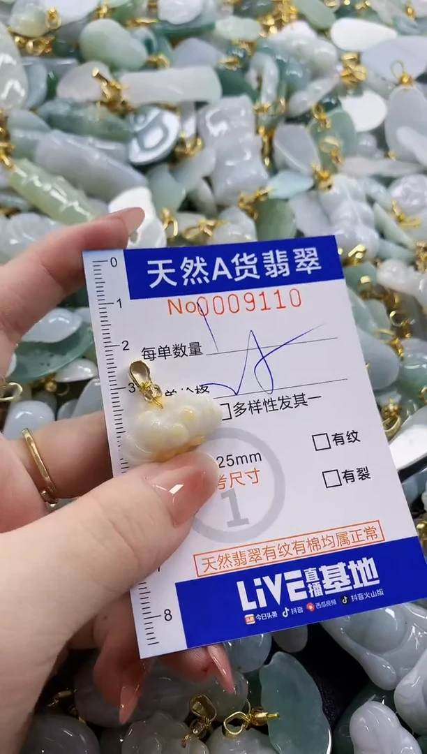 颈饰未镶嵌翡翠天然A货翡翠