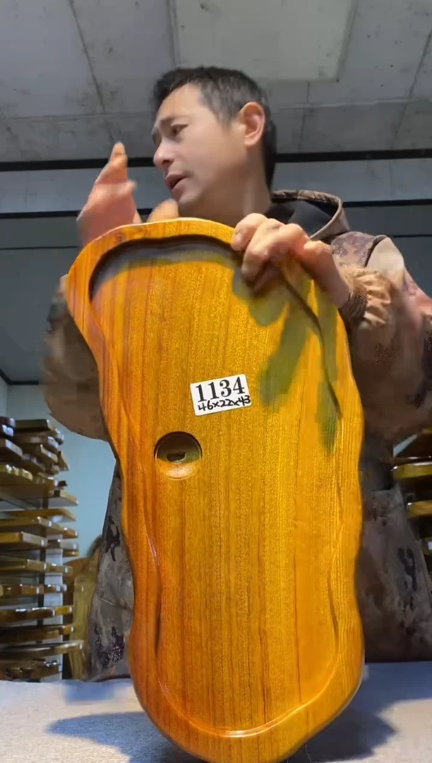 实木茶盘 一物一拍（不含配件）
