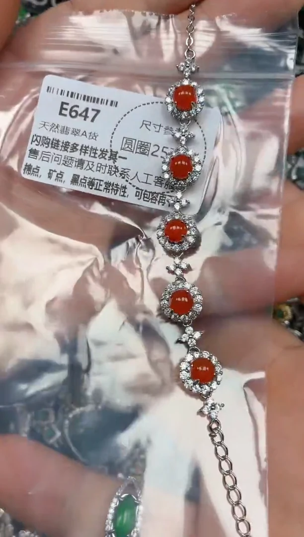 颈饰未镶嵌翡翠E647手链