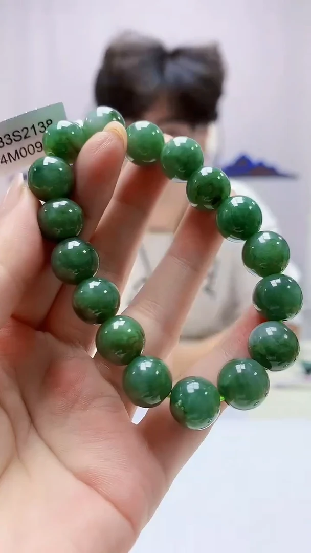 定制翡翠未镶嵌4688ms-毛货100手串