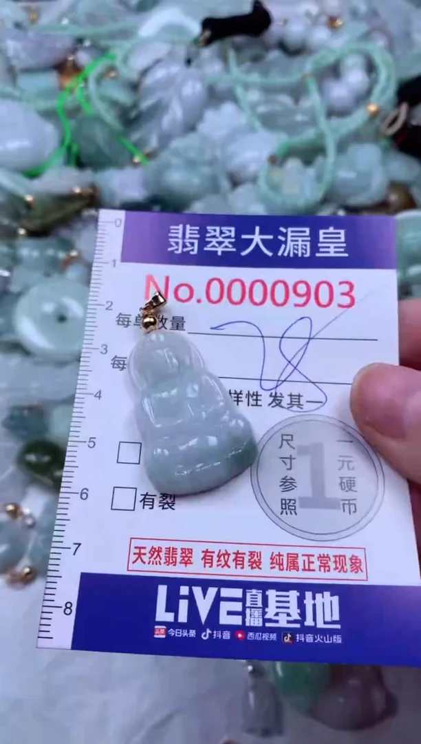 吊坠(不含链)未镶嵌翡翠903