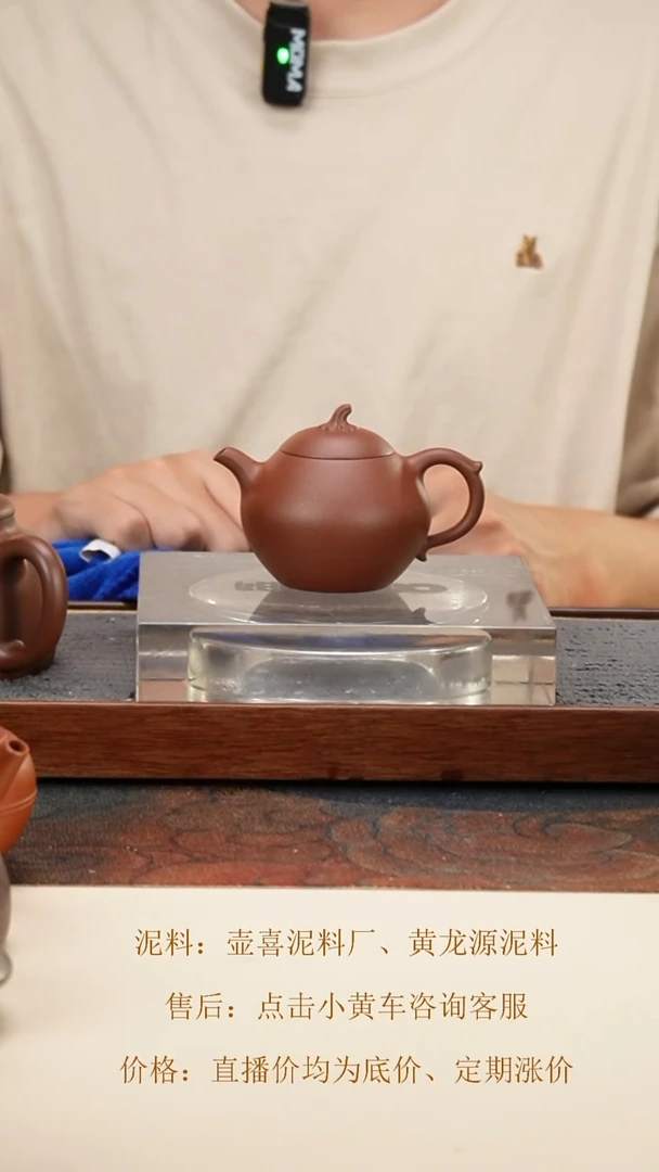 茶壶紫砂 小甜瓜 老清水 120cc 内推孔
