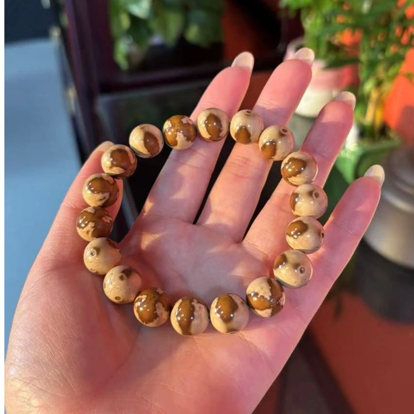 紫金鼠手串三叶草福利熊猫光珠12+多样性发货