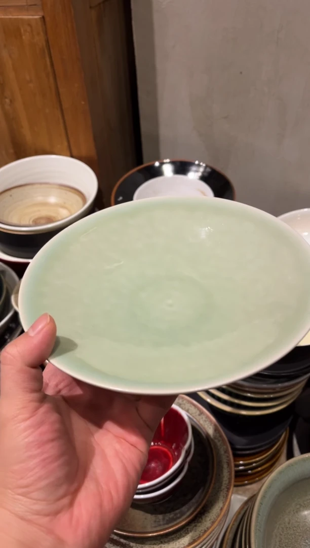 【闪购商品】瓷片465特惠窑变菜盘1只