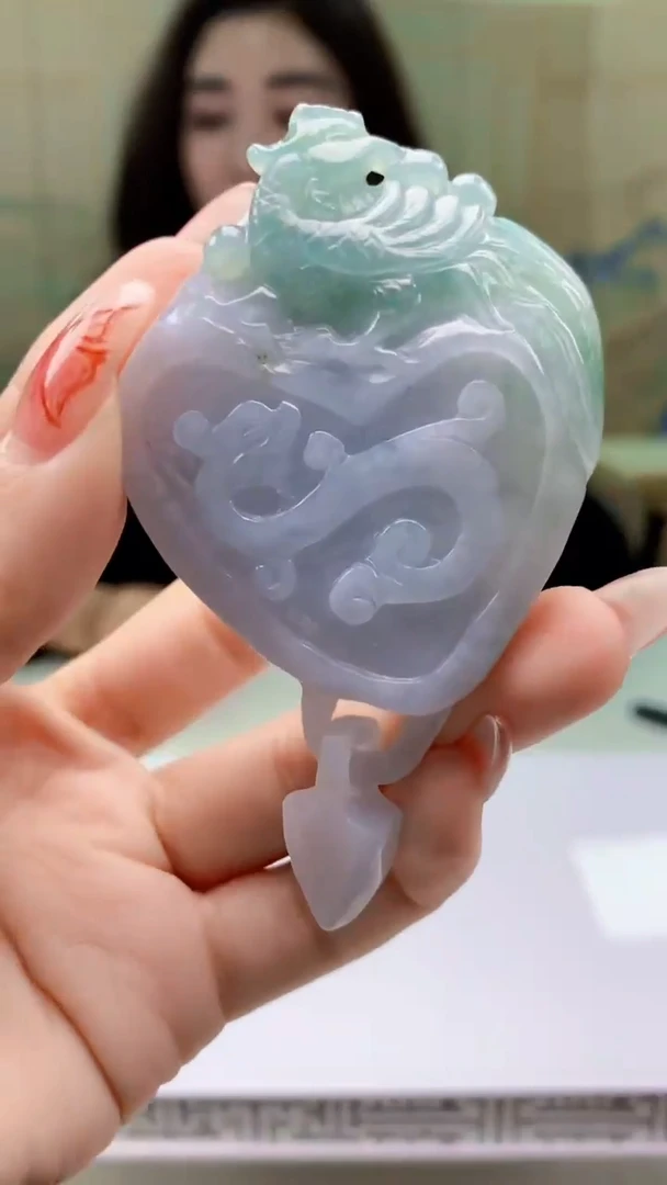 【闪购商品】定制翡翠未镶嵌4829ty-毛货挂件23