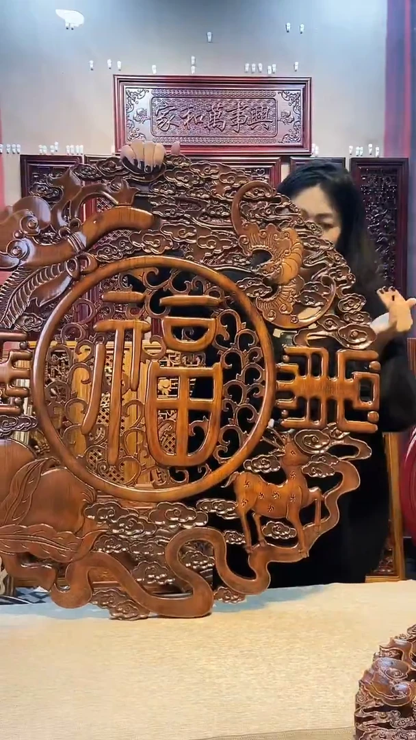 香樟木木雕款78厘米福