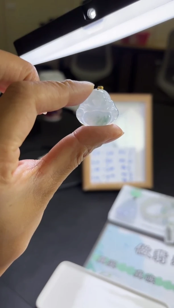 18K金镶嵌挂件翡翠多样性发一件373#-A3-529