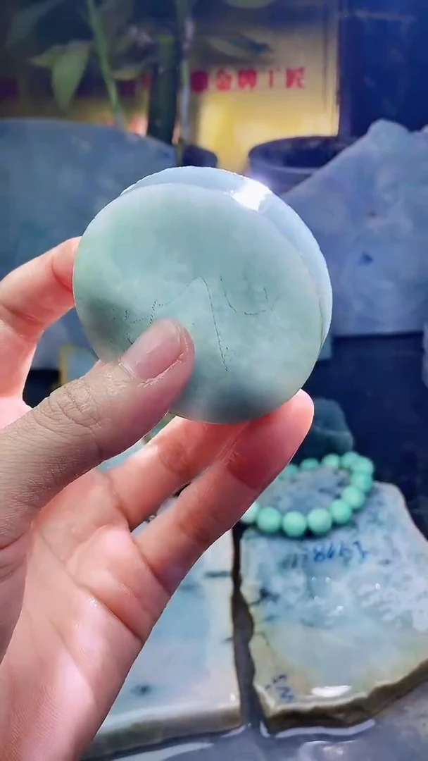 未镶嵌挂件翡翠小雨72