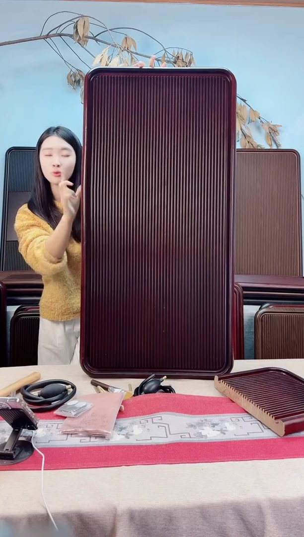 黄*100*50*5千川大板红色款式茶盘