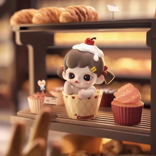 （代拆）Zoraa妹宝烘焙店盲盒可爱公仔潮玩手办