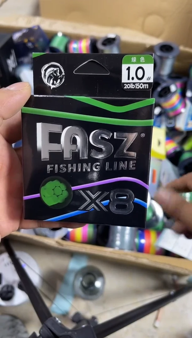 PE---1.0---X8绿白色路亚线150米TW
