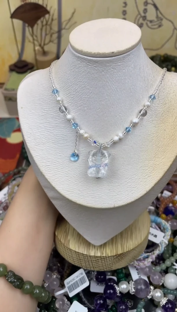 银S925镶嵌颈饰水晶342