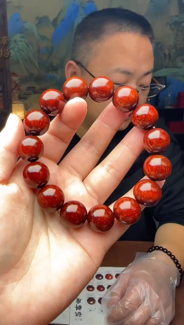 手串/手链小叶紫檀1.5*15颗原汁原味老料