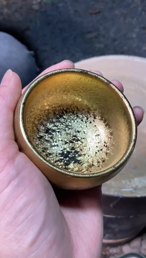 杯建盏全金禅定