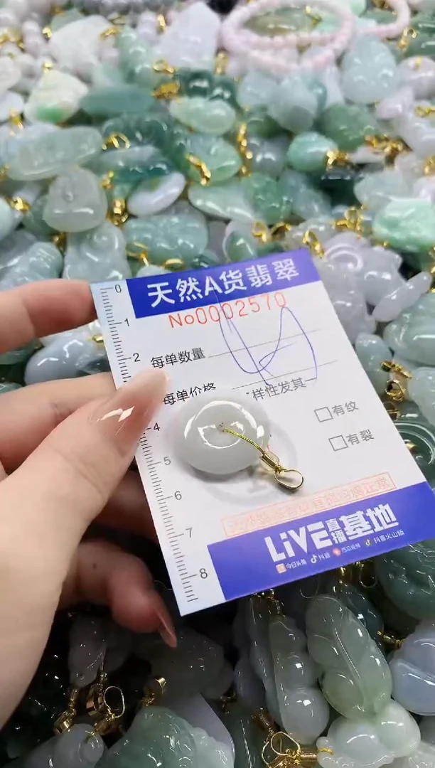 颈饰未镶嵌翡翠天然A货翡翠