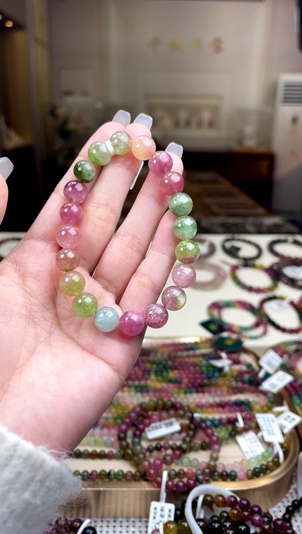 【闪购商品】碧玺/未镶嵌9mm+碧玺单圈多样性发货