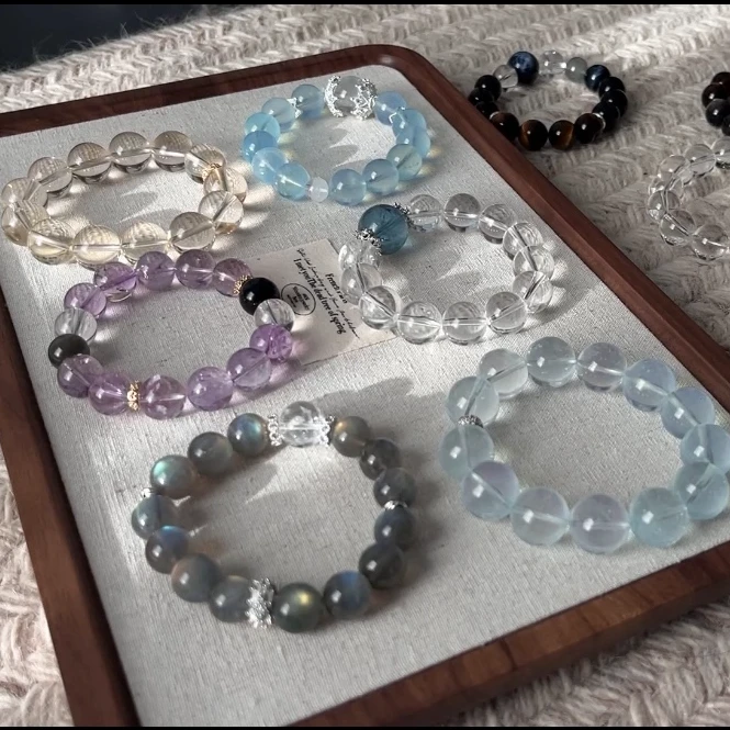 天然水晶手串百搭 多样性发 时尚原创设计