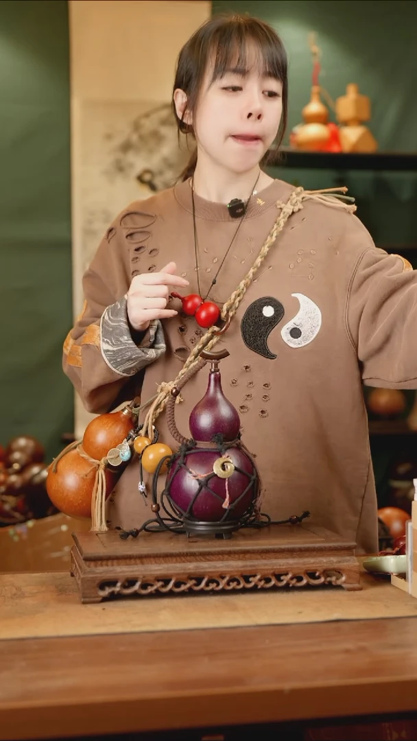 33号精品天然大漆酒葫芦一物一拍~