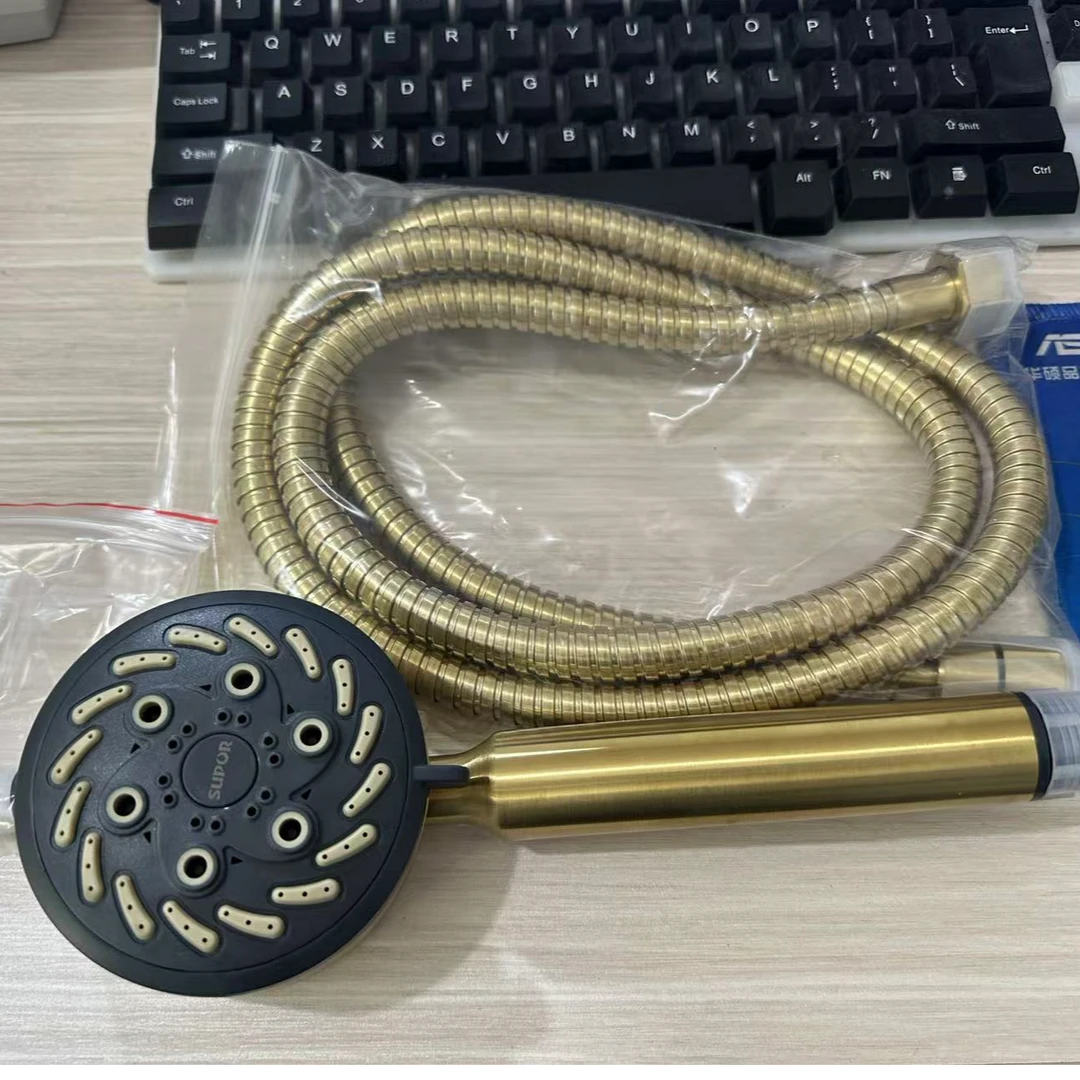 不锈钢花洒头+管子 发1套