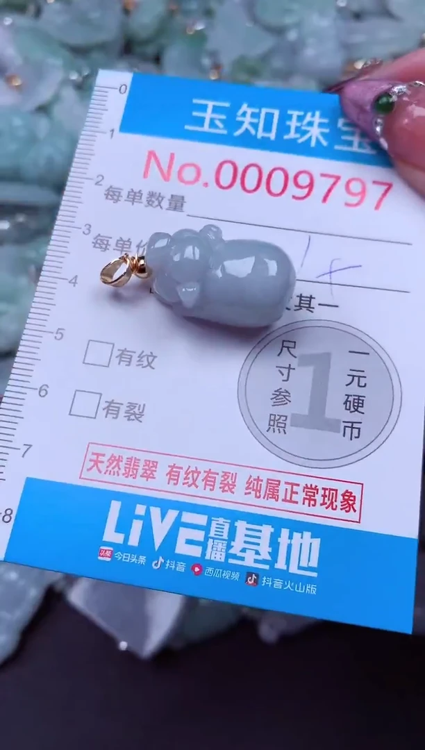 吊坠(不含链)未镶嵌翡翠9797
