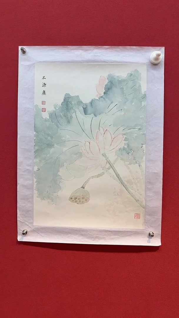 国画庄彬-国画没骨花鸟1平尺