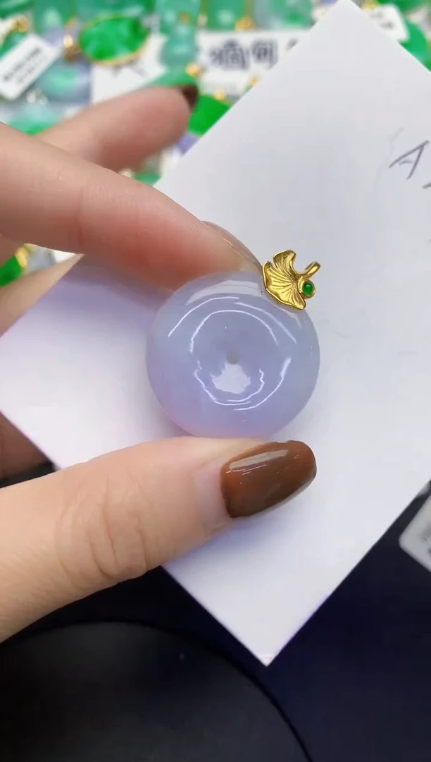 颈饰未镶嵌翡翠缅甸天然翡翠A货