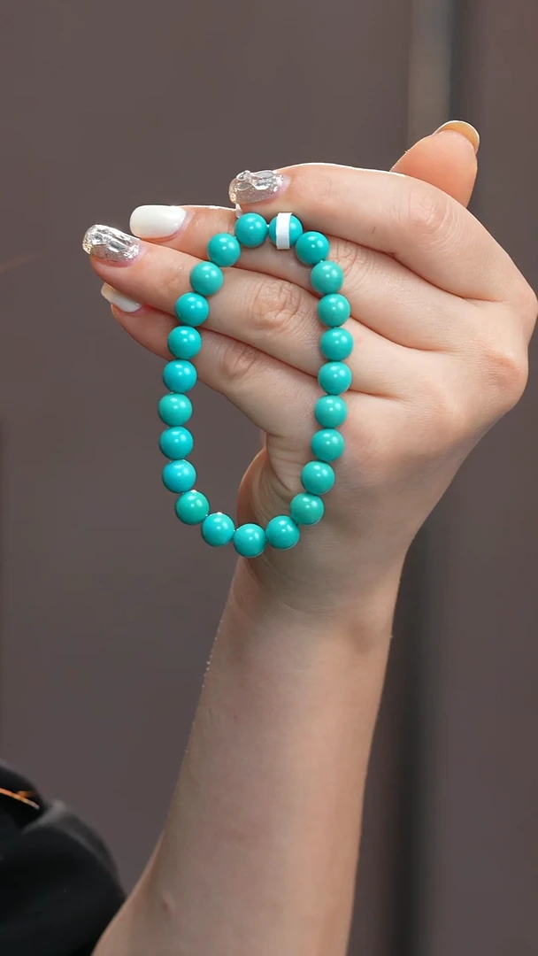 未镶嵌绿松石手串1