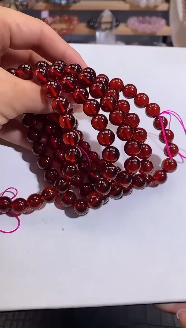 【闪购商品】石榴石手链未镶嵌多样性发一