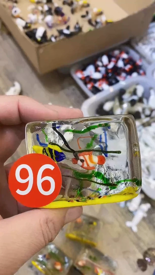 【闪购商品】琉璃手工艺品冰块鱼