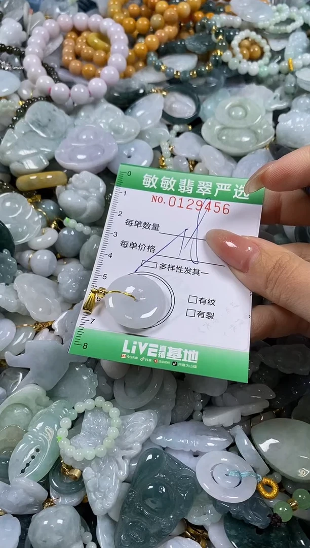 【闪购商品】翡翠颈饰未镶嵌闪购0129456多样性发其一