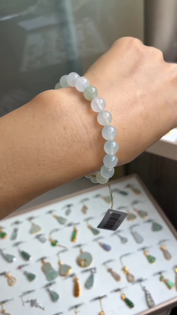 颈饰未镶嵌翡翠天然翡翠A货