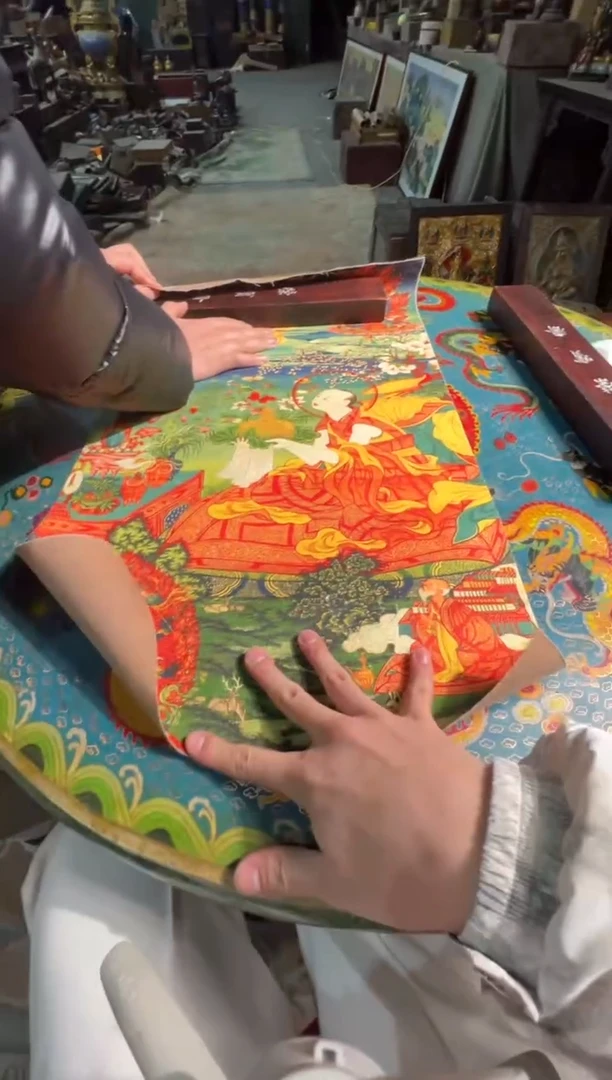 卷轴画卷轴画奥奥的唐卡