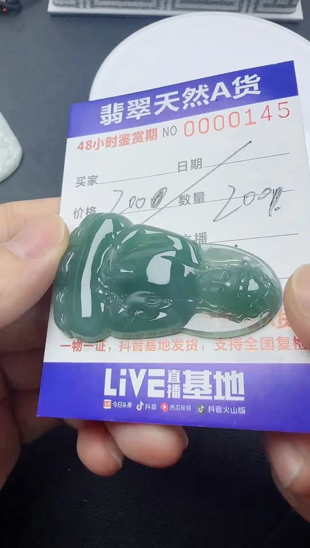 【闪购商品】翡翠颈饰未镶嵌翡翠素衣观音111111