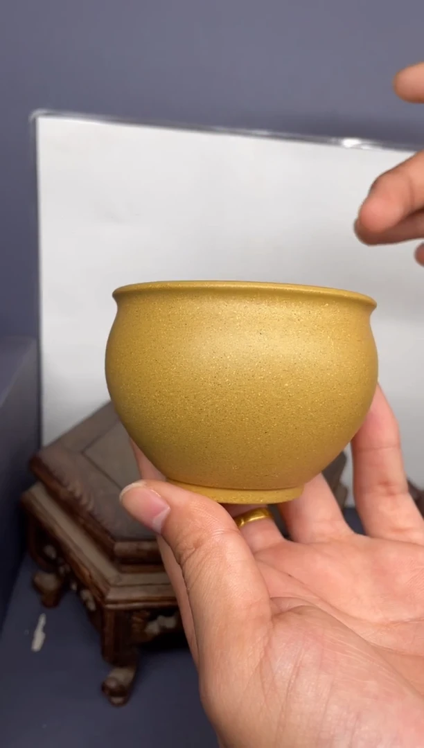 茶壶紫砂黄金段 圆融杯