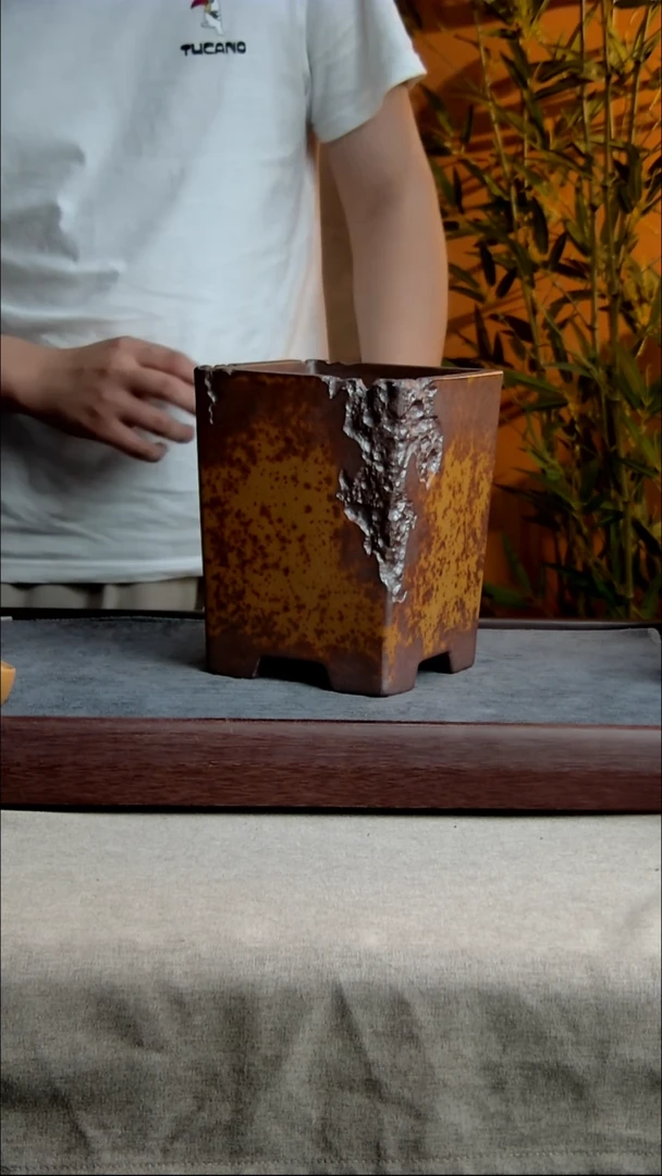 紫砂花盆14*18内径紫砂花盆