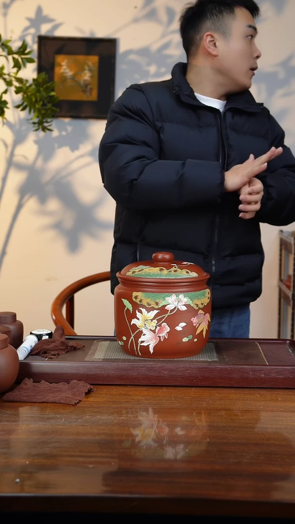 宜兴原矿紫砂茶叶罐