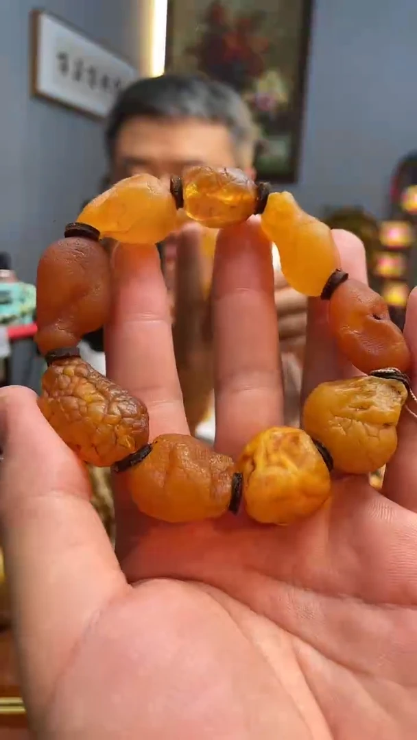 未镶嵌琥珀手链手串