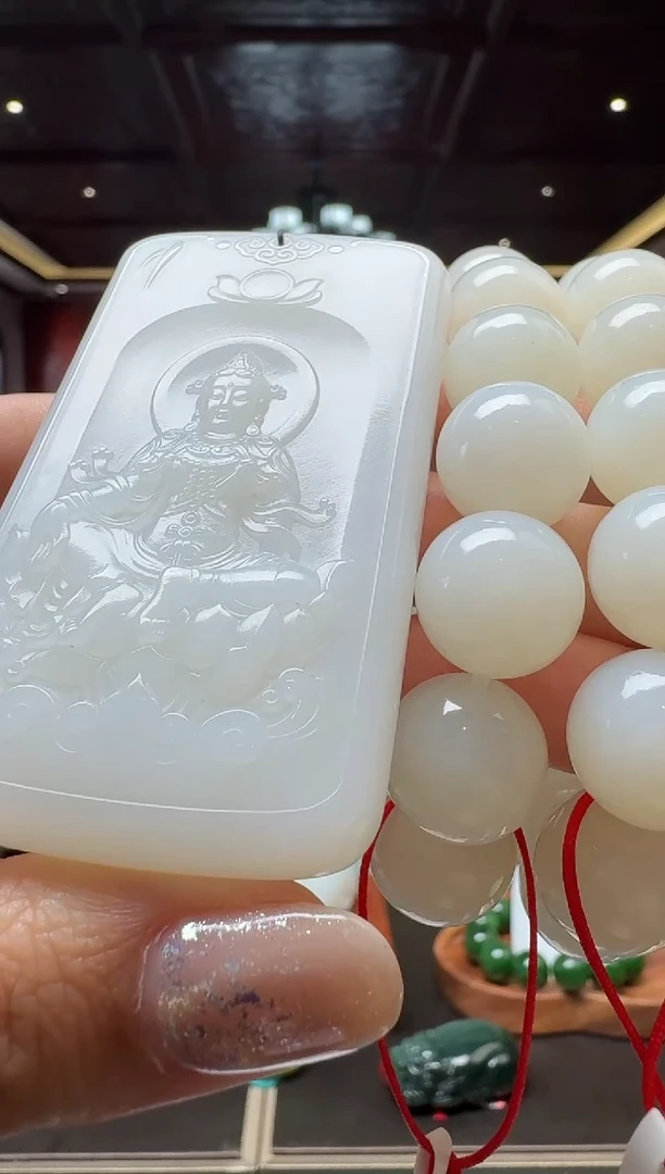 颈饰未镶嵌和田玉（子料）河*草111111