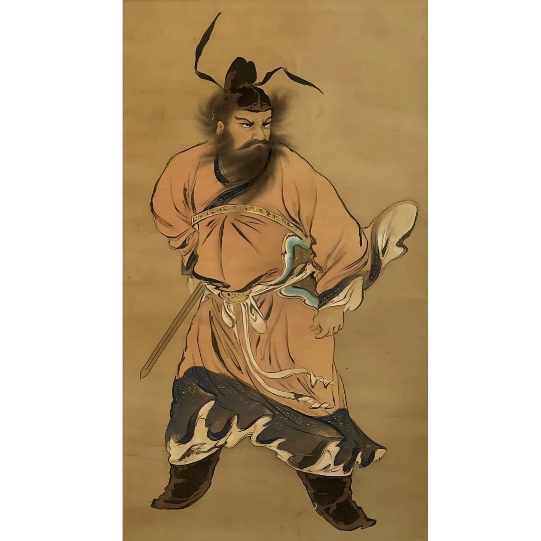 【辽拍】V240204-1-50《人物》（3平尺）绢本镜片  ykz