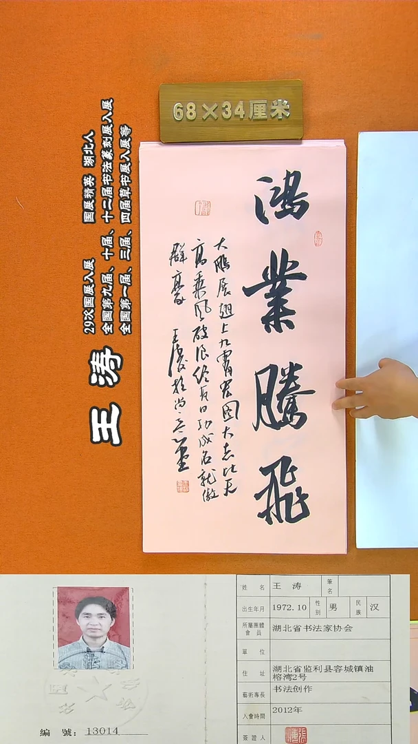 书法110R王涛书法作品