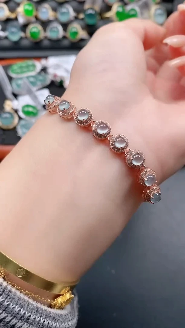 银S925镶嵌戒指翡翠11