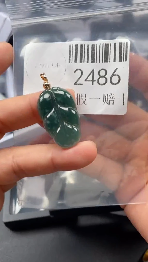 翡翠未镶嵌吊坠(不含链)2486