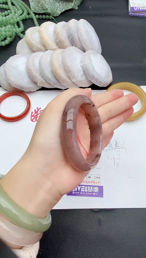 未镶嵌手镯石英质玉121+57/58