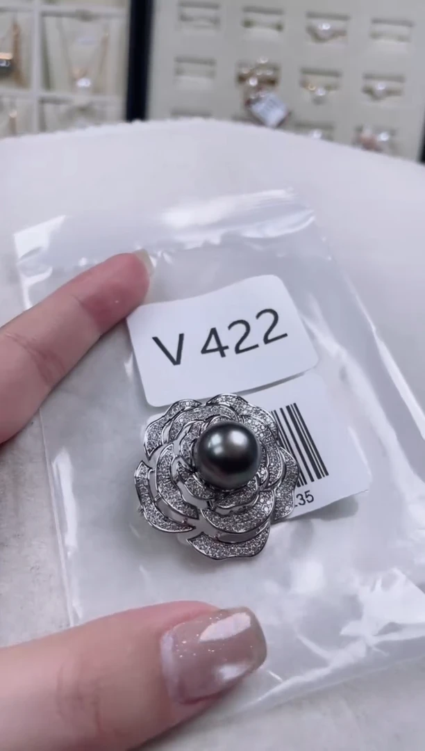 【闪购商品】海水珍珠胸针未镶嵌V422