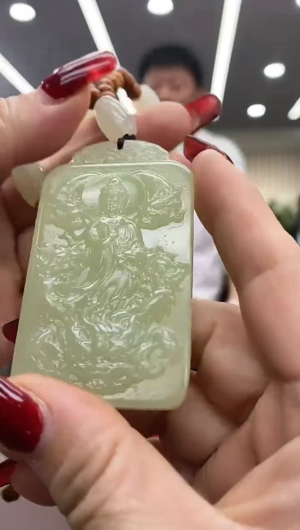 【闪购商品】和田玉观音未镶嵌多样式发货随机发一