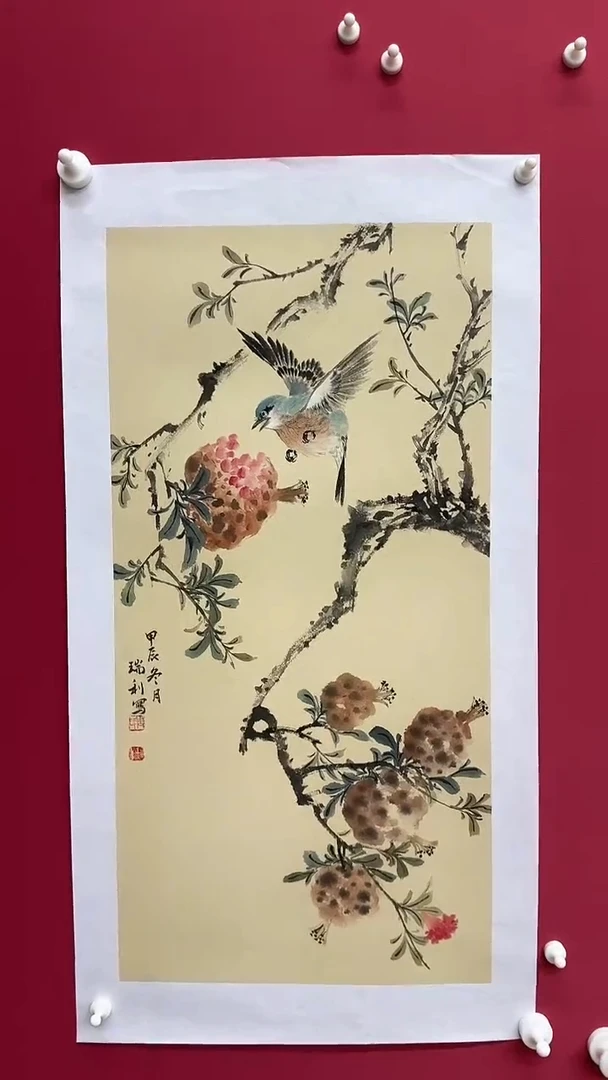 【闪购商品】国画周瑞丽国画作品