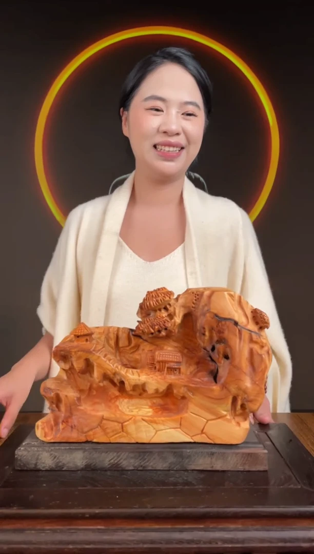 柏木（崖柏）手工摆件,先抢先得! 编号:60