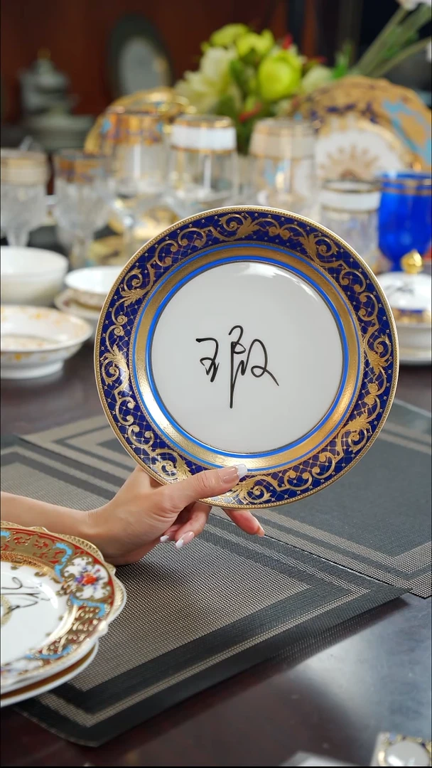 瓷片8.5英寸反边菜盘 福利款