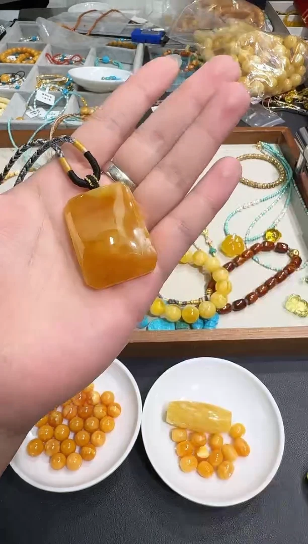 琥珀颈饰未镶嵌X1104-1195-183